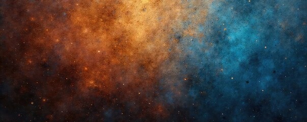 Obraz premium Rich Brown and Deep Blue Background Subtle Texture, Sophisticated Minimalist Design for Presentations and Projects