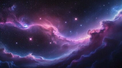 Obraz premium dreamlike_space_starscape.