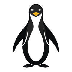 Adorable Penguin Illustration A Simple, Cute Vector Graphic of a Penguin