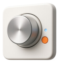 A child-safe dimmer with a locking feature, ensuring safety in a family home.
