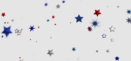 Patriotic star background perfect for 4th of July, holidays, or celebrations.