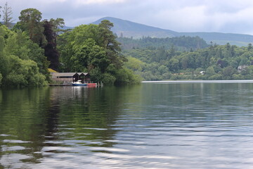 Obraz premium View across Derwent Water, Lake District