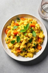 Fluffy Omelette with Vibrant Veggies A Delicious and Healthy Breakfast or Brunch Option, Perfectly Cooked and Ready to Enjoy