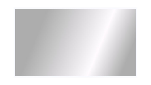 Transparent shiny glass plate. Clear glass showcase on a transparent background. Realistic laptop or TV screen glare or reflection. Vector illustration.