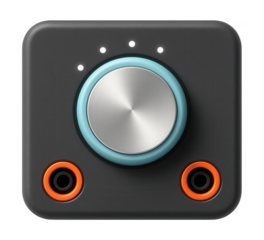 Linear power supply with an easy-to-use dial control, perfect for a child's playroom to operate toys and educational electronics safely.