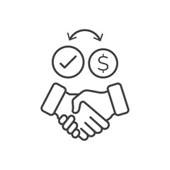 Online business icon template. Digital business cion.