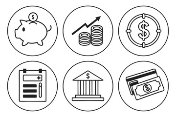 set of icons for web design