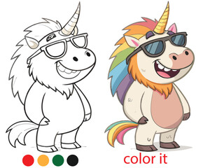 Cute Monster Coloring Book for Kids – Funny Cartoon Monsters with Party Hats, Smiles & Silly Faces