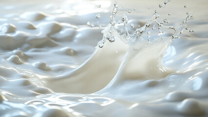 white condensed milk splash background 10