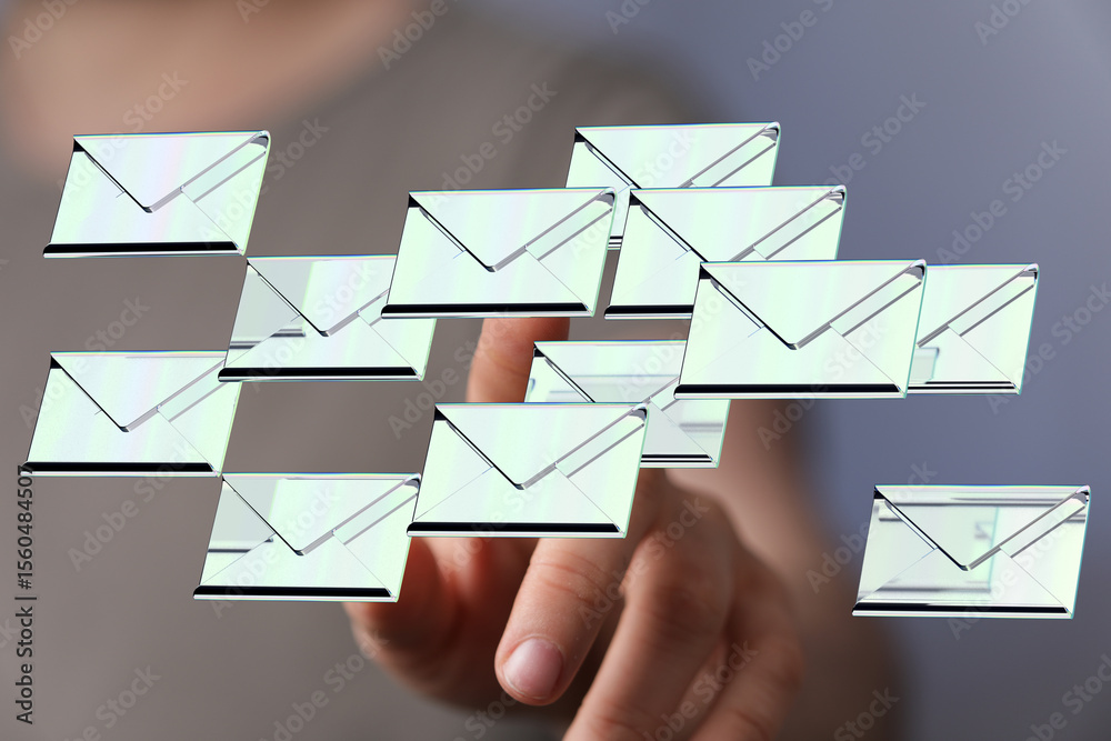 Poster efficient email management. tips and strategies for handling a large volume of emails.