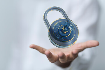 Secure your data with strong passwords and encryption.  Cybersecurity is key!