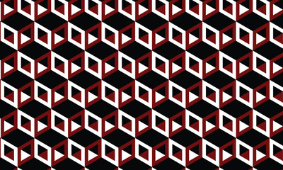 3d Seamless vector pattern Background