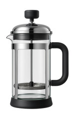 Obraz premium French press with a silicone base to prevent slipping, ideal for a bustling family kitchen.