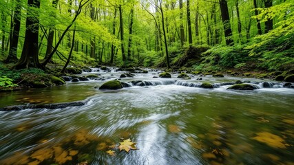 Spring Overflowing Forest - Waterlogged April Woods