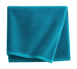 Thick terry towel in a vibrant hue, designed for use as a beach towel during family outings.