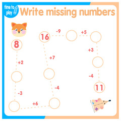 Activities for children. Copy the path. Logical games for children. Vector illustration. Square format of the book funny animals	
