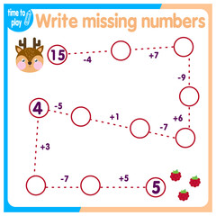 Activities for children. Copy the path. Logical games for children. Vector illustration. Square format of the book funny animals	
