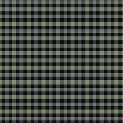 Dark Green and Black Plaid Pattern - Seamless Tartan Texture