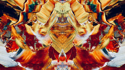 Abstract art background . Hand painting artwork on canvas .