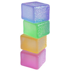 colorful jelly beans on transparent png background