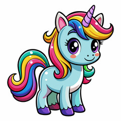 Minimalist Rainbow Illustration for Kids