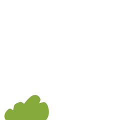Green Bush Illustration