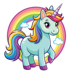 Fantasy Rainbow Design with Artistic Touch