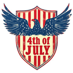 4th of July Badge