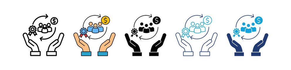 Customer Retention multiple icon