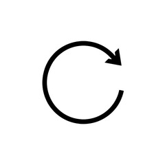 Circular Arrow Icon Refresh, Reload, Repeat Symbol