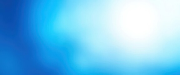 Obraz premium Abstract blue gradient background with grainy glowing light and noise texture, stars, vibrant