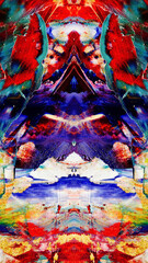 Abstract art background . Hand painting artwork on canvas .