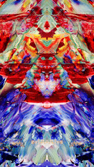 Abstract art background . Hand painting artwork on canvas .