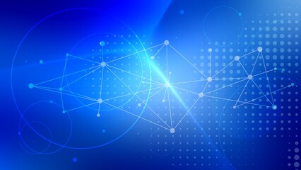 Blue abstract technology background