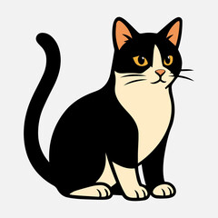 Cat Vector illustration Free Download.