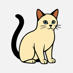 Cat Vector illustration Free Download.