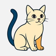 Cat Vector illustration Free Download.