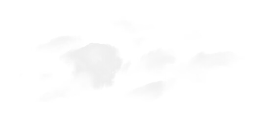 Realistic Isolated White Cloud