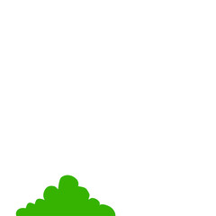 Green Bush Illustration
