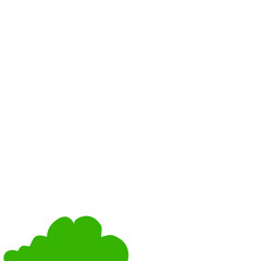 Green Bush Illustration