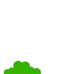 Green Bush Illustration