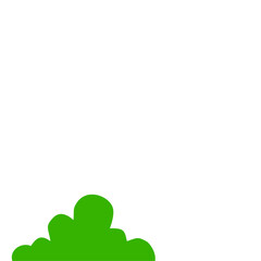 Green Bush Illustration