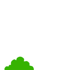 Green Bush Illustration
