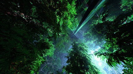 意識の森を彷徨う｜キノコと古代遺跡が共鳴するサイケデリック神話世界4K