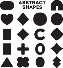 Fototapeta premium Black and White Icon Set with Hearts Symbols and Glossy Design Elements