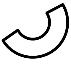 Geometric abstract line art illustration on transparent background