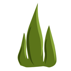 Green grass isolated,grass illustration,minimalist grass vector,hand drawn leaves, flat meadow illustration