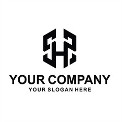 The initials H, SH, HS or HSH are very suitable for use for logos and brand identities