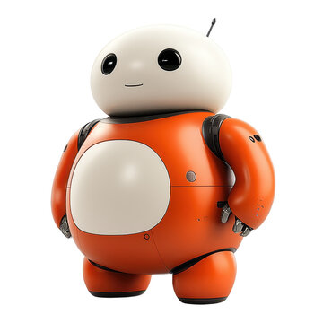 Baymax Big Hero isolated on transparent background