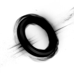 Minimalist black background with white copy space for text abstract graphic design template PNG